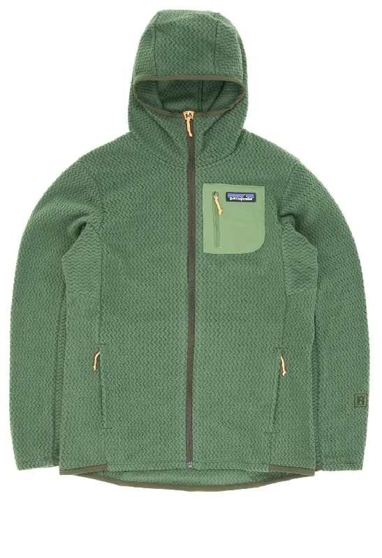 Women's Activewear Outfit Patagonia Women's R1 Air Full-Zip Hoody - Torrey Pine Green