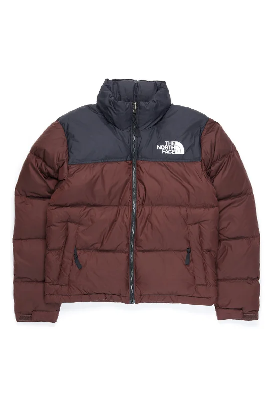 Sustainable Women's Apparel The North Face 1996 Retro Nuptse Women's Jacket - Coal Brown / TNF Black Sustainable Women's Apparel The North Face 1996 Retro Nuptse Women's Jacket - Coal Brown / TNF Black