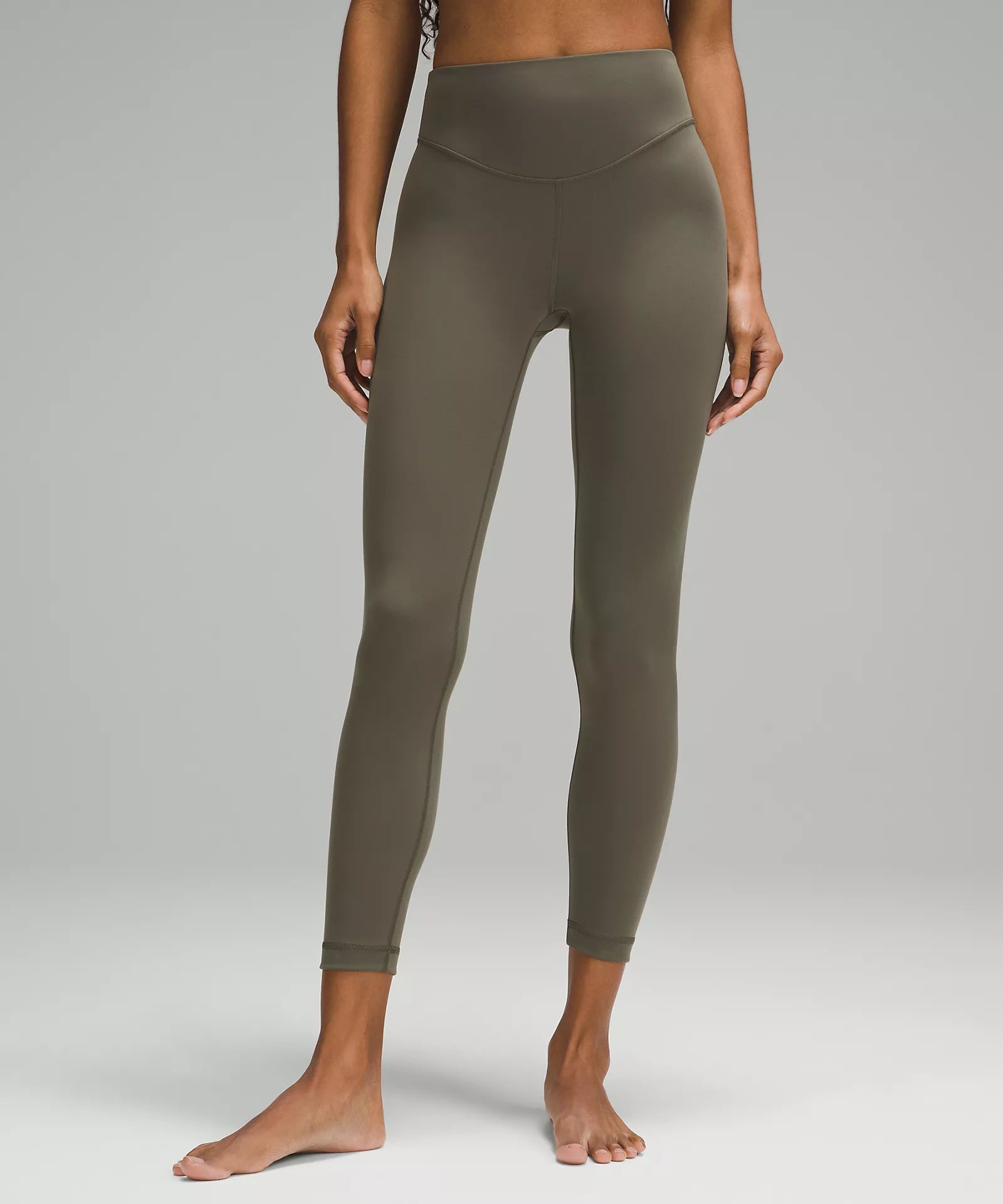 Women's Clothing Apparel Sets Wunder Under SmoothCover High-Rise Tight 25" | Army Green