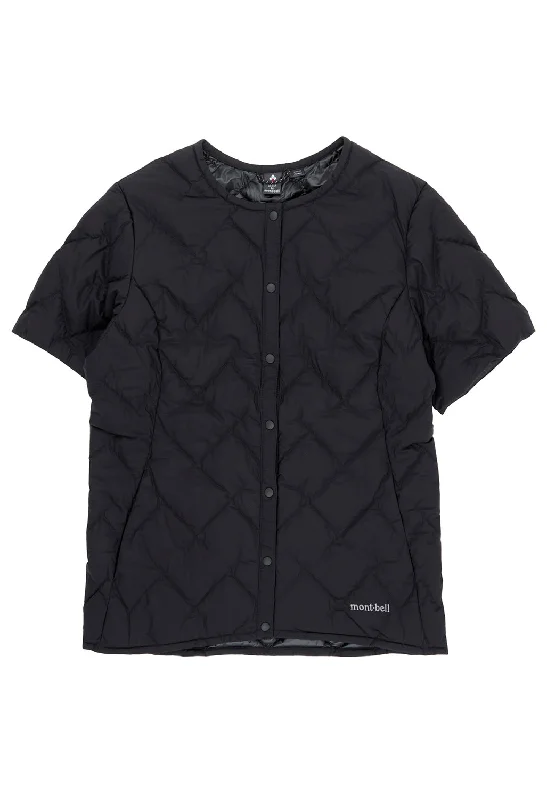 High-End Women's Apparel Montbell Women's Superior Down Round Neck T - Black