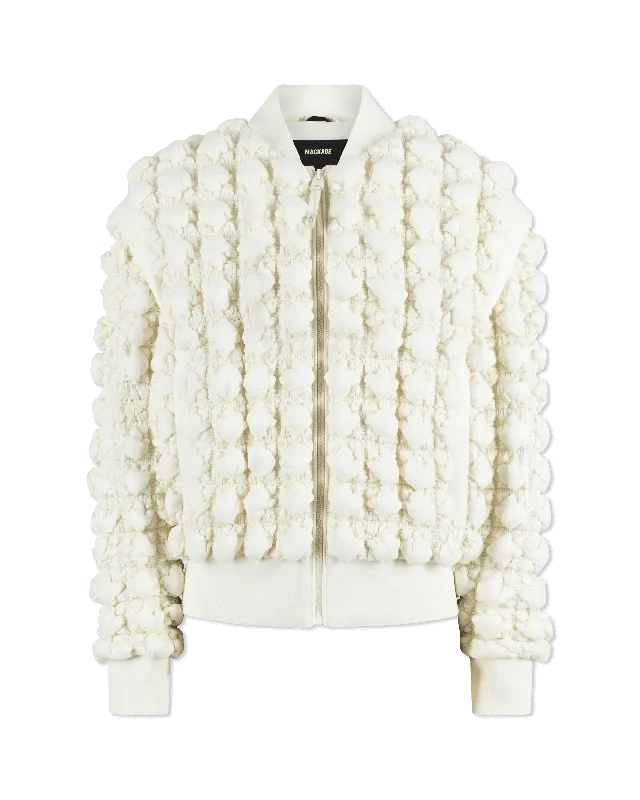 Chic Women's Clothing for Work and Travel Helen Diamond Quilted Bomber Jacket