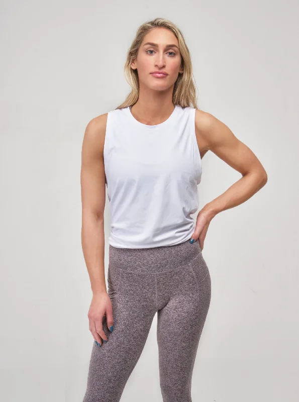 Women's Clothes For Special Occasions Tidal Flow Tank Top - White