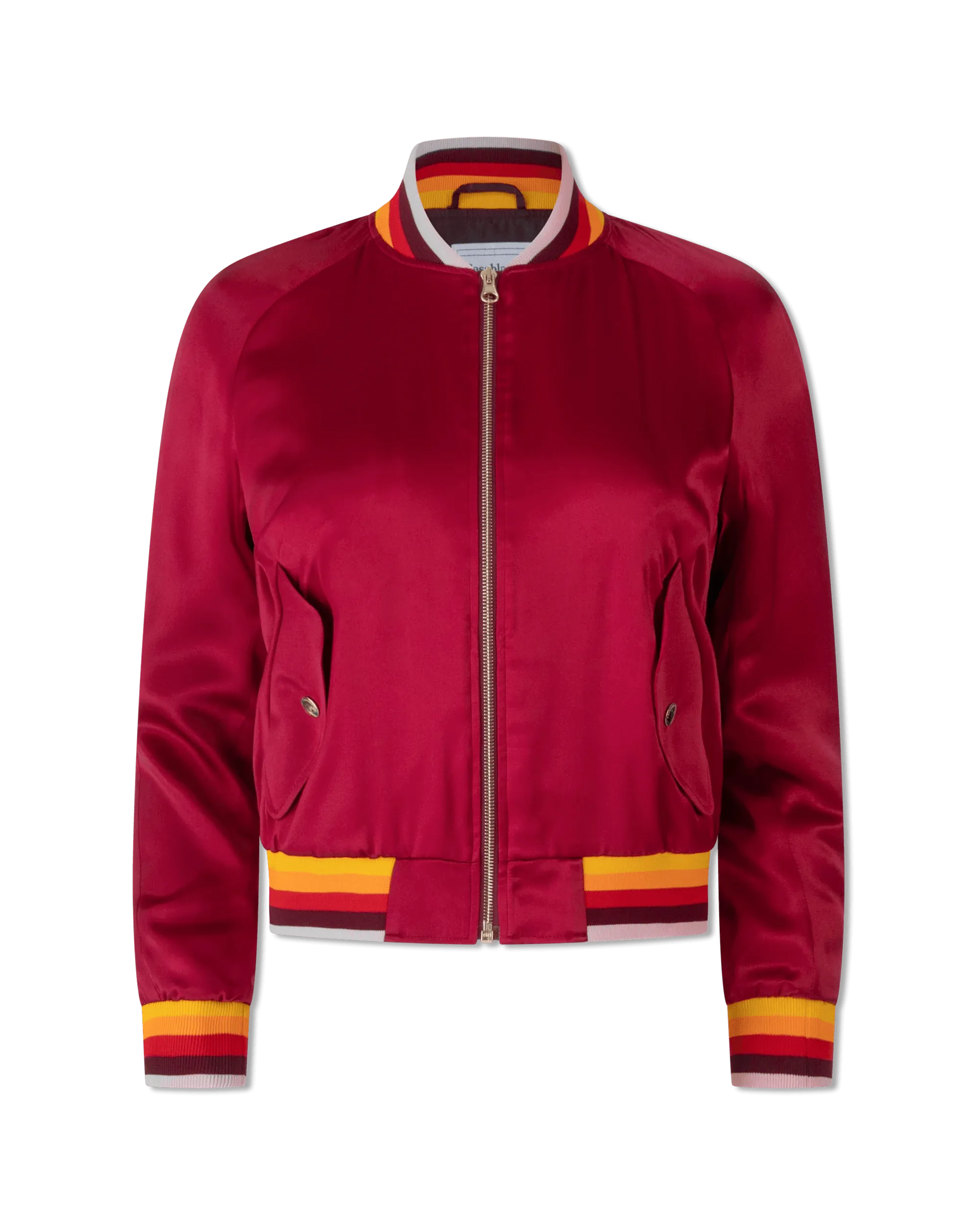 Timeless Women's Fashion Styles Embroidered Bomber Jacket