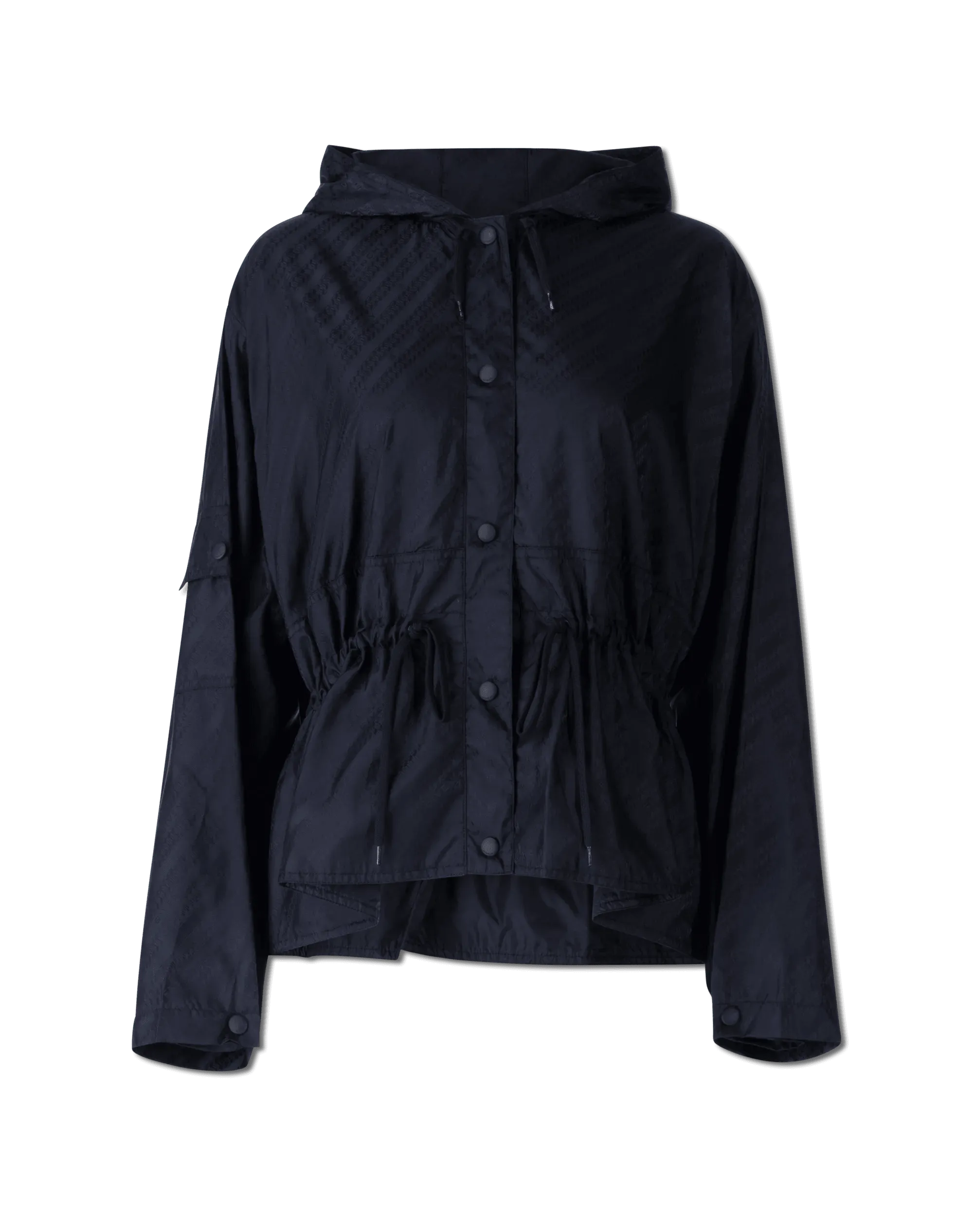 Women's Office Outfit Chain Logo Windbreaker