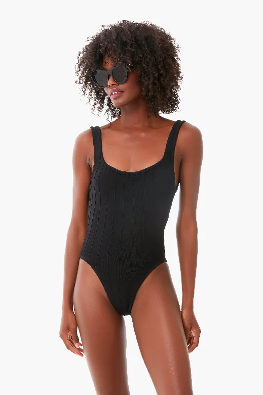 Women's Casual Wear Clothing Black Nile Square Neck One Piece