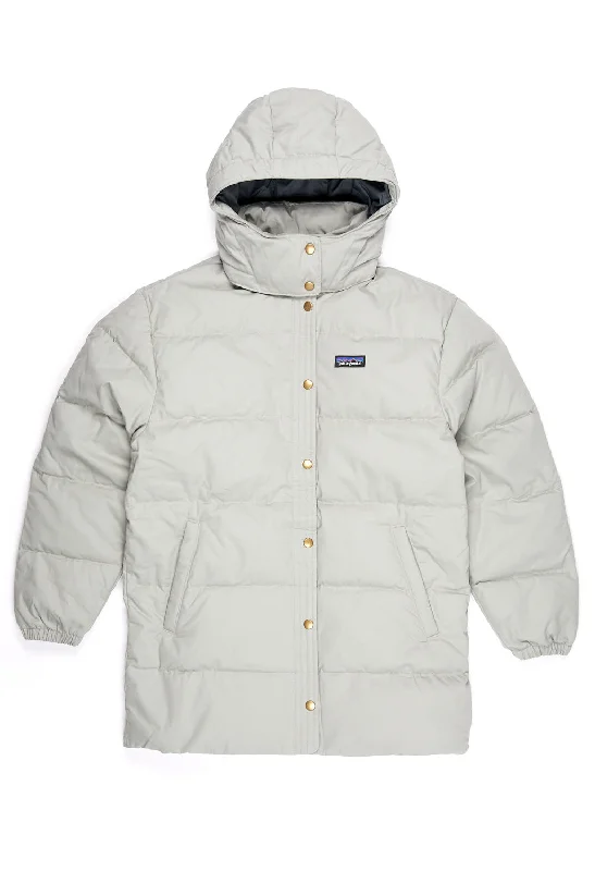 Stylish Outerwear Clothing For Women Patagonia Women's Cotton Down Parka - Sleet Green