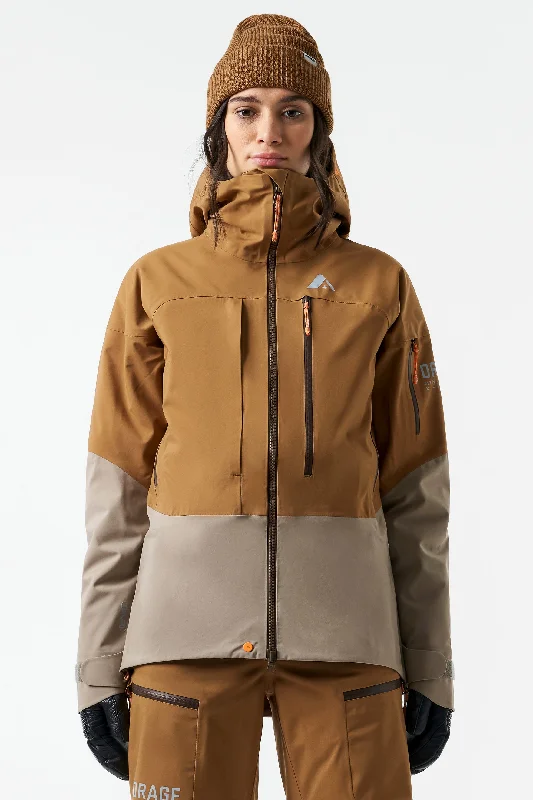 Women's Vacation Clothes Panorama 3L Jacket-Clay