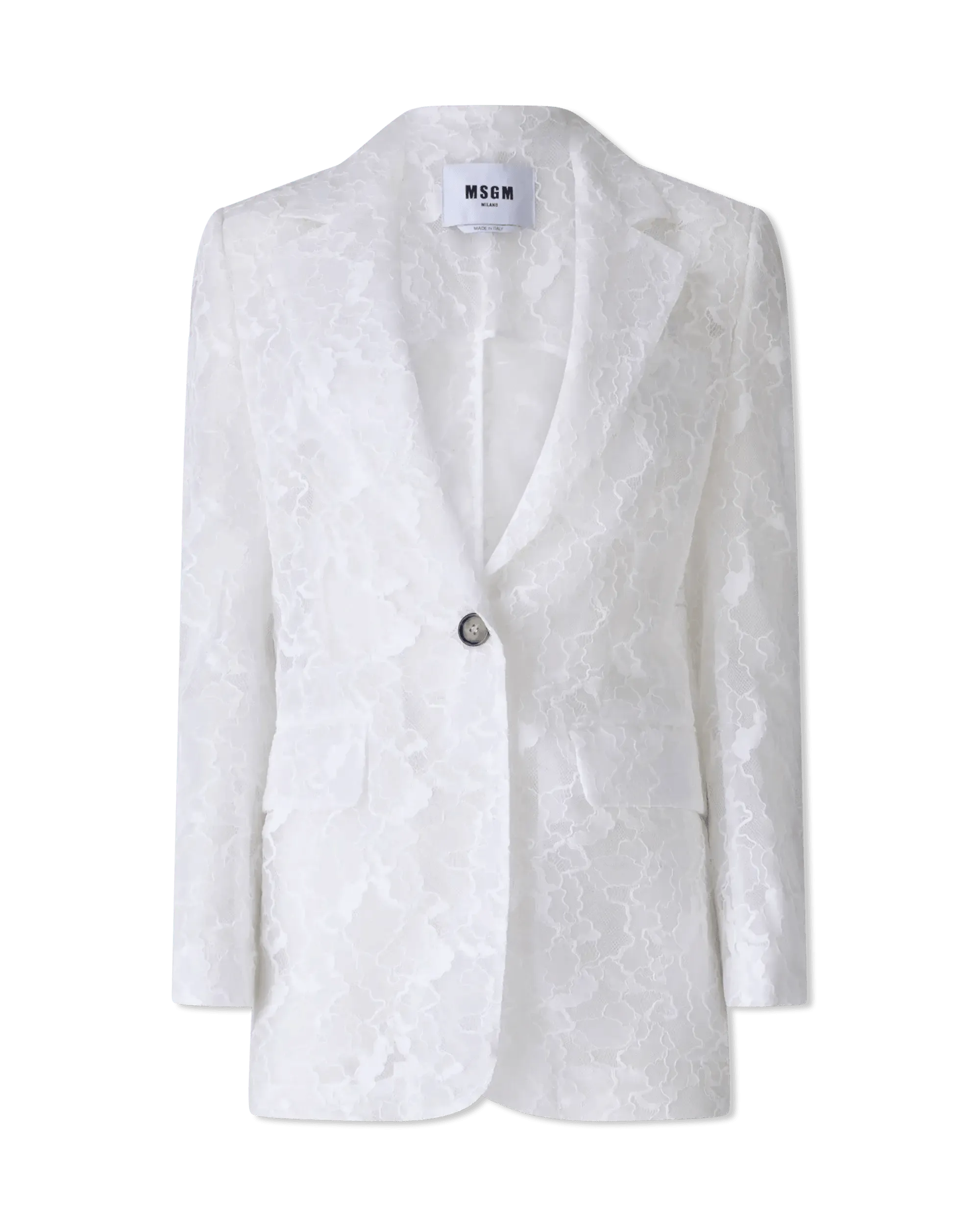 Women's Casual Attire Single Breasted Lace Blazer