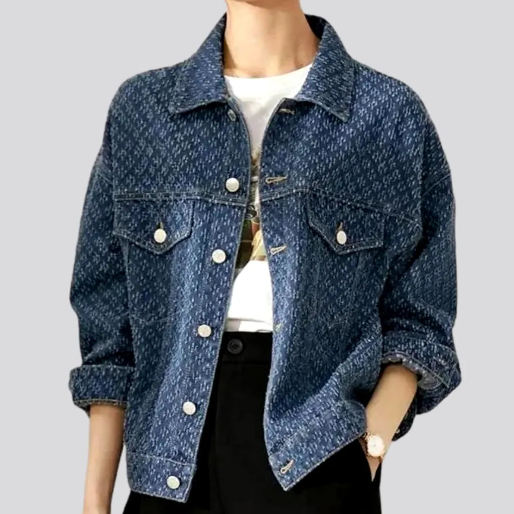 Versatile Women's Clothing for All Occasions Boho medium-wash denim jacket for women Versatile Women's Clothing for All Occasions Boho medium-wash denim jacket for women