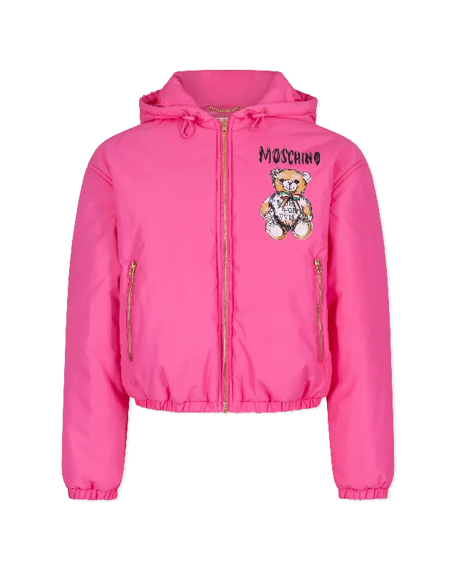 Sale Clothes Online Teddy Bear Hooded Puffer Jacket