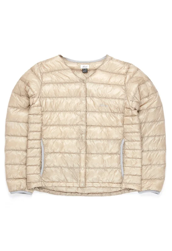 Women's Clothing Nanga Women's Inner Down Cardigan - Beige