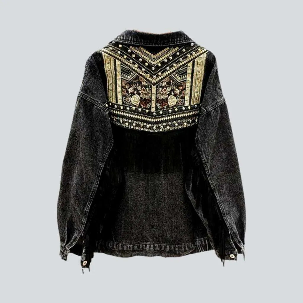 Chic Women's Outfit Ideas Oversized women's denim jacket