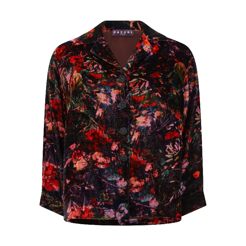 Women's Transitional Apparel ELLEN BRACKEN VELVET JACKET