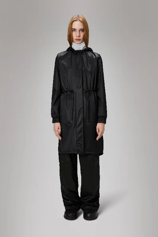 Women's Plus-Size Casual Outfit String W Parka