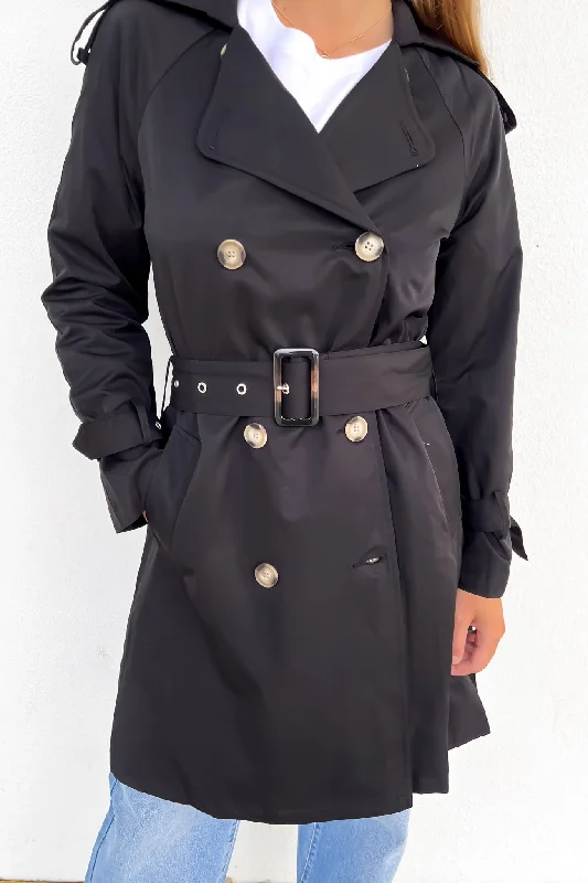 Casual Fashion Trends for Women Tahlee Trench Black