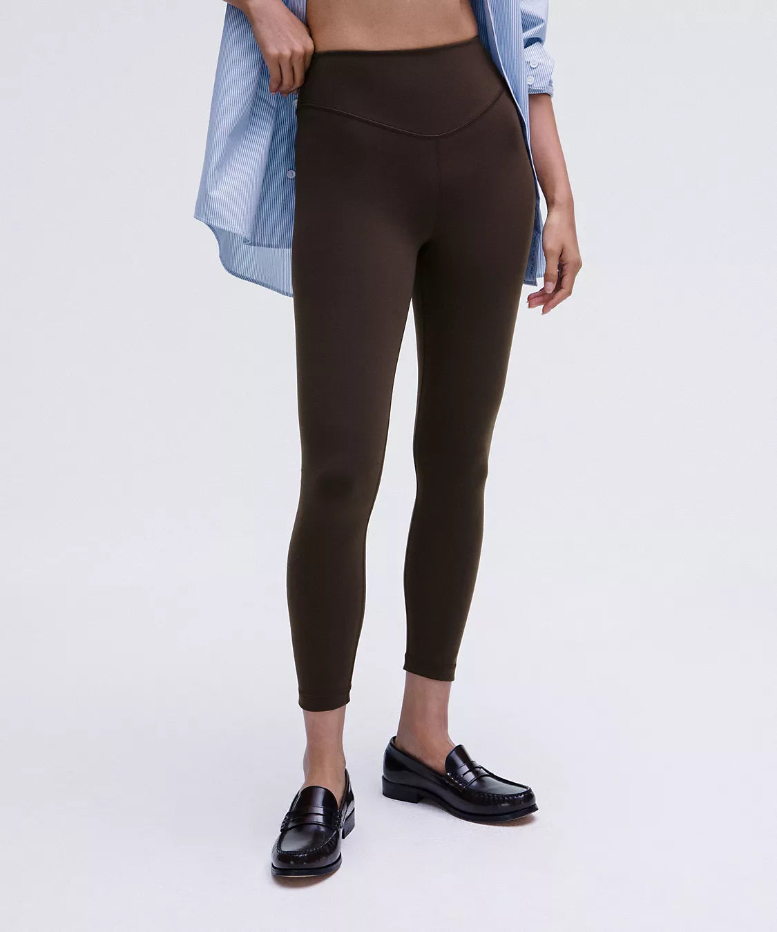 Women's Activewear Apparel Wunder Under SmoothCover High Rise Tight 25" | Espresso