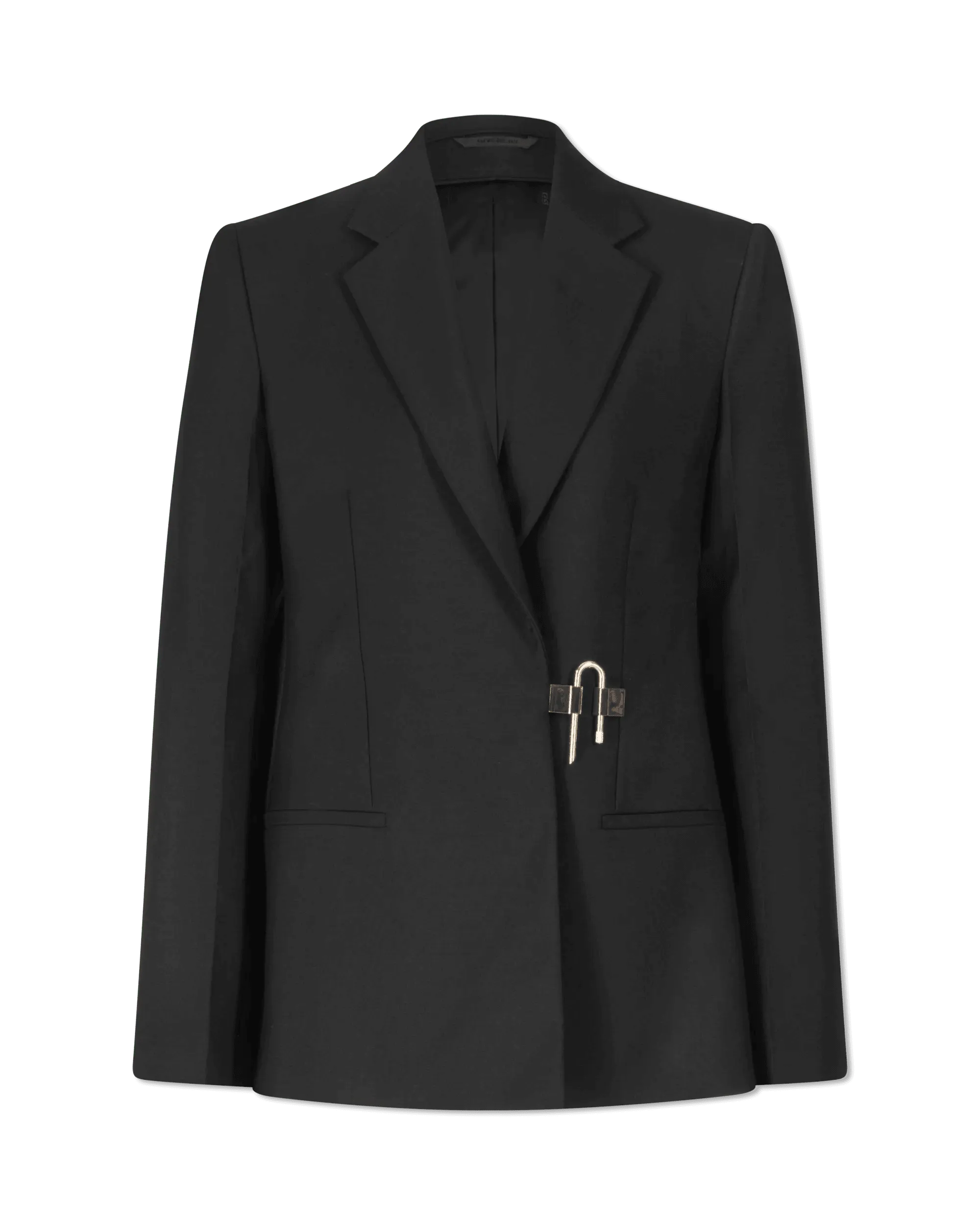 Women's Stylish Outdoor Outfit Back Slit U-Lock Blazer