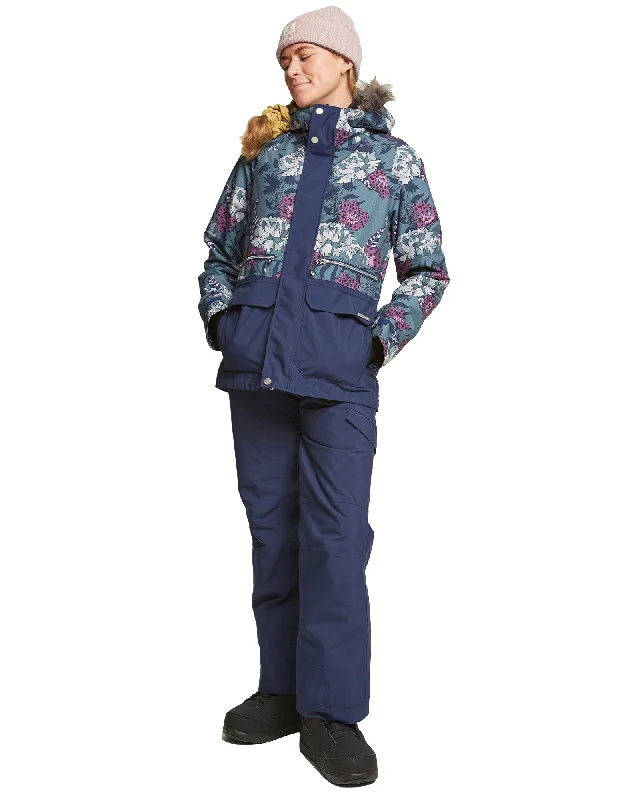 Affordable Women's Clothes WILDER JACKET - FLORAL ANICAMO STORMY WEATHER