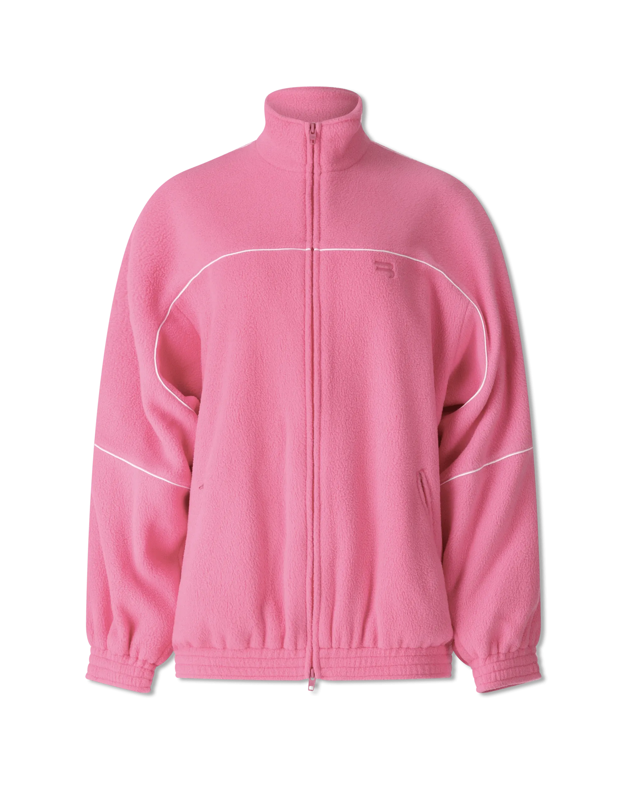 Women's Travel Attire Logo Embroidered Fleece Track Jacket