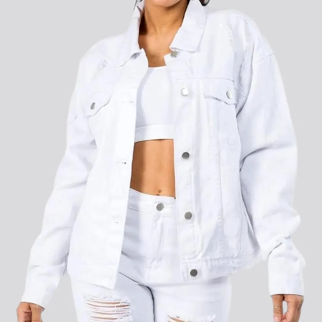 Sale On Sale Express yourself with women's denim jacket
