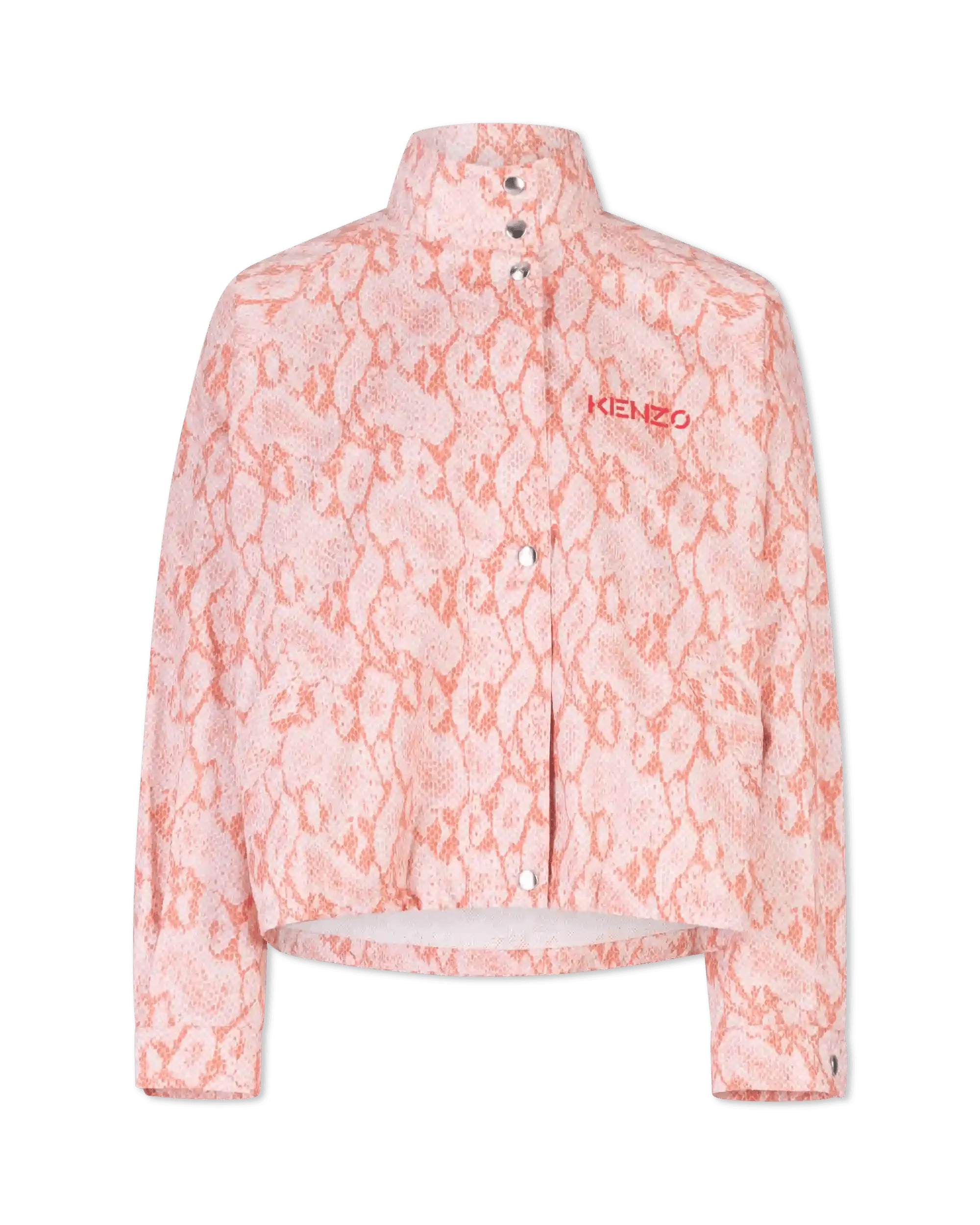 Classic Women's Clothing Styles Snakeskin Printed Blouson Jacket